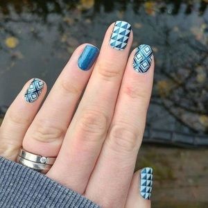 Imperial Blue Nail Wrap
